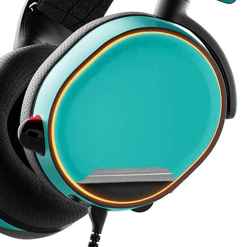 Aqua Blue Blue Solid SteelSeries Arctis 3 Skin